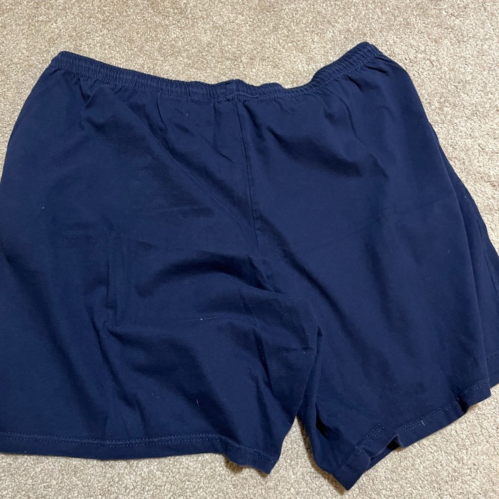 Mens Russell Sweat shorts xxl.  Navy 2 side pockets
